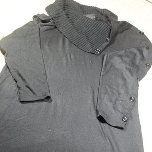 Lane Bryant Size 18/20 Black Sweater Dress